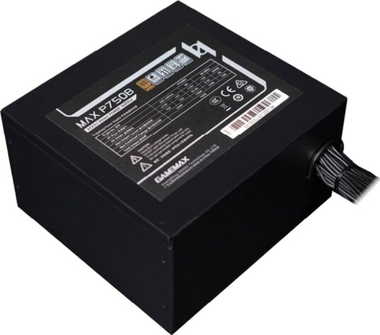 Gamemax MAX P750B Strømforsyning 750W 80 Plus Bronze ATX12V 3.1 Gamemax MAX P750B Strømforsyning 750W 80 Plus Bronze ATX12V 3.1
