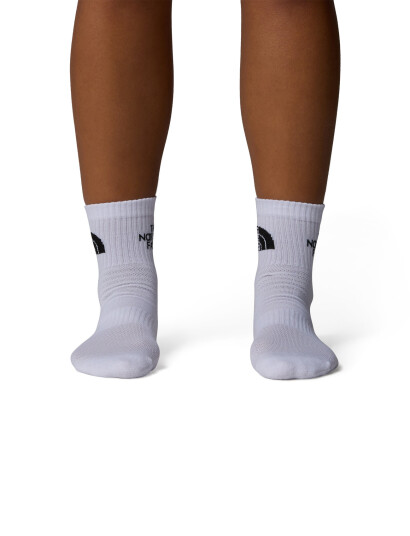 The North Face Multi Sport Cush Quarter Sock 3P - White - 38-40 The North Face Multi Sport Cush Quarter Sock 3P - White - 38-40