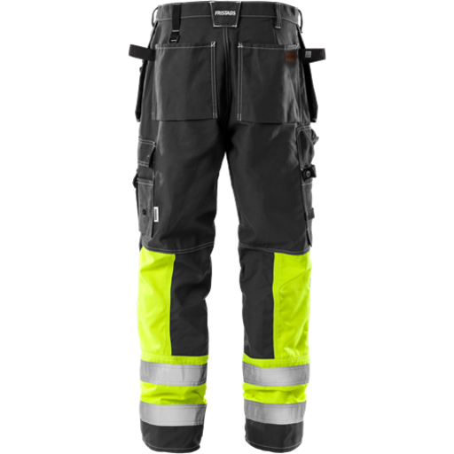Fristads Hantverkarbyxa 247 Fas, Klass 1 Varsel Gul/svart C148