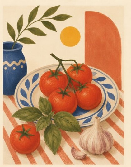 Plakat Tomat Still Life