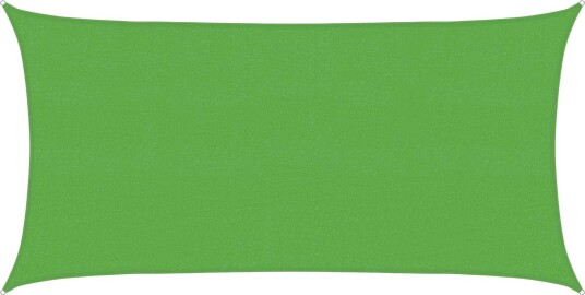vidaXL Solseil Lys grønn 2,5 x 6 m HDPE