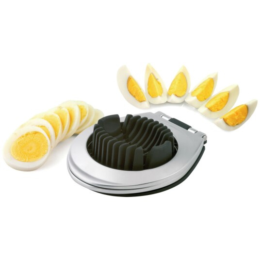 Weis Eggdeler Safkan; 12x9.6x4.3 cm (LxBxH); Sølvfarge/Svart