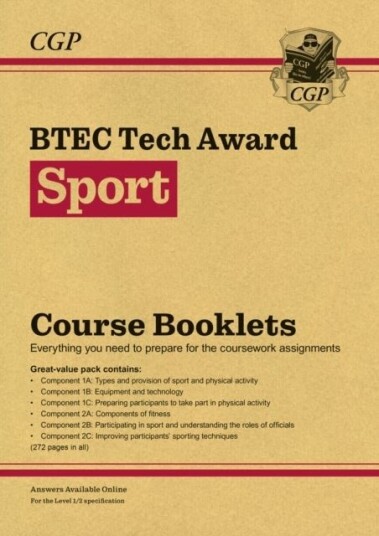 BTEC Tech Award in Sport: Course Booklets Pack with Online Edition