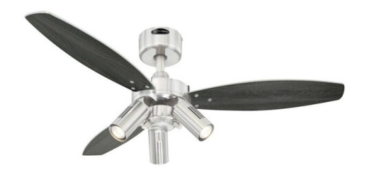 Westinghouse Jet Plus Loftsventilator 40 W Ø X H 105 Cm 370 Mm Nikkel Børstet