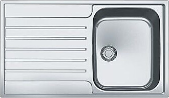 Franke Argos AGX 211-86 Kjøkkenkum 860x510 mm, Rustfritt stål