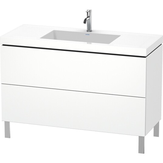 Duravit L-Cube Servantskap m/2 skuffer 1200x698x480 mm Hvit Matt