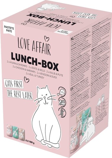 Hardys Love Affair Våtfôr Lunchbox Blandet Pakke 3 Sorter 24 X 100 G