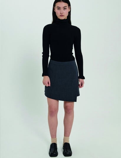 NORR Cano Short Skirt - Grey - 42