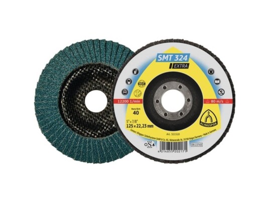 Klingspor Lamellslipeskive SMT 324 Extra Ø115mm K60 10 pk Klingspor Lamellslipeskive SMT 324 Extra Ø115mm K60 10 pk