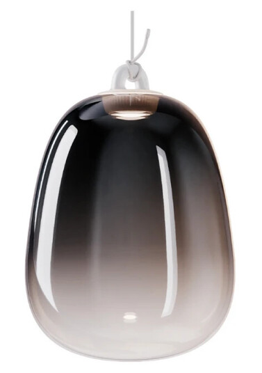 Lodes Oblò Pendel Large 3000K Glossy Røyk/Hvit Lodes Oblò Pendel Large 3000K Glossy Røyk/Hvit
