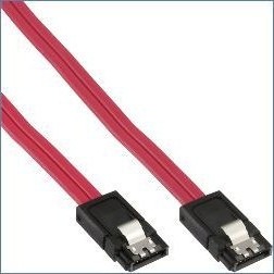 Inline SATA-kabel 0,5 M Rød 17 G