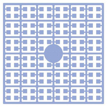Pixelhobby Midi perler 111 Lysegråblå 2x2mm 140 piksler