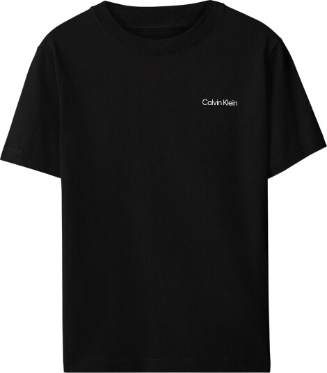 Calvin Klein Small Chest Inst.logo Ss T Shirt   Black   170 x 16