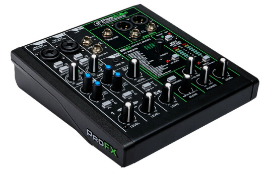 Mackie Profx6v3 6 Kanalers Profesjonell Effektmikser M/usb