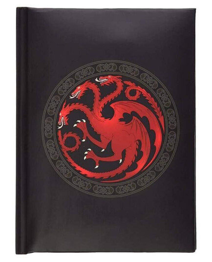 Game of Thrones, Notatbok med lyseffekt - Targaryen