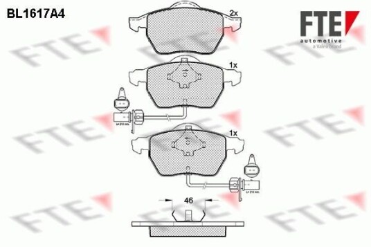Bremseklosser FTE 9010251