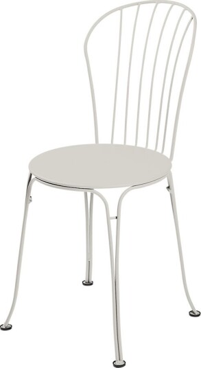 Fermob - Opera+ Chair Clay Grey A5 - Utendørs Spisebordstoler - Grønn,Grå - Metall