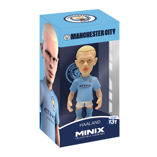 Minix Erling Haaland Fotballfigur Manchester City 12 cm Minix Erling Haaland Fotballfigur Manchester City 12 cm