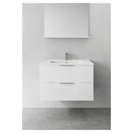 Hafa Shape 800 Servantskap m/2 skuffer 80x45x54 cm Hvit Matt Hafa Shape 800 Servantskap m/2 skuffer 80x45x54 cm Hvit Matt