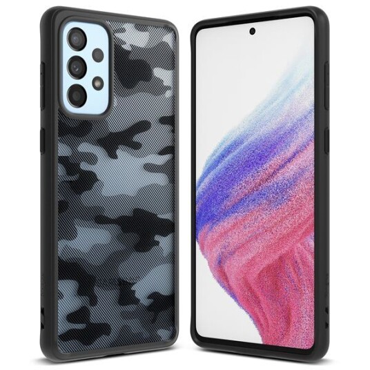 Ringke Ringke Fusion Matt Deksel Med Gelramme Til Samsung Galaxy A73 Svart
