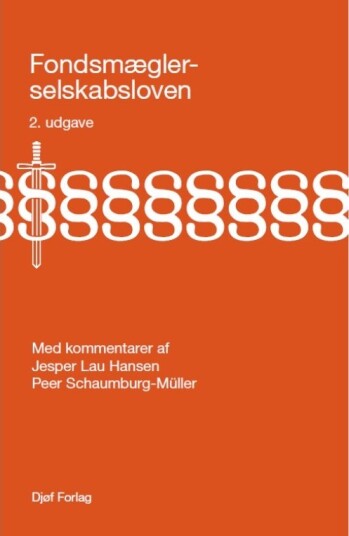Verdipapirforetaksloven | Jesper Lau Hansen Og Peer Schaumburg Müller | Språk: Dansk