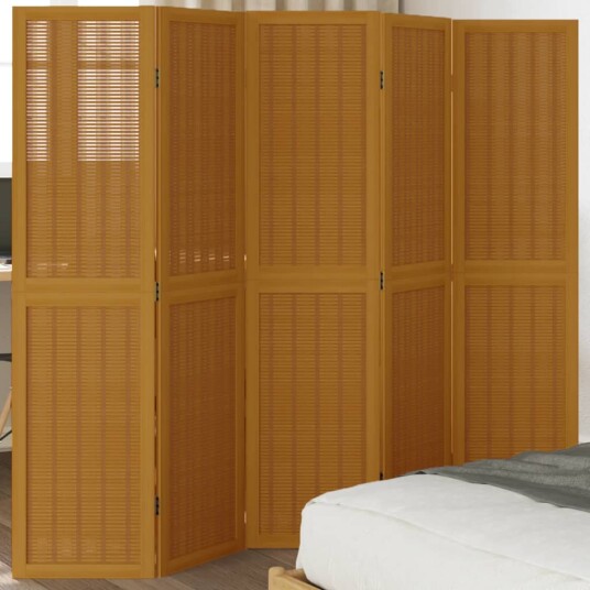  Romdeler 5 paneler brun heltre keisertre 8721012075177