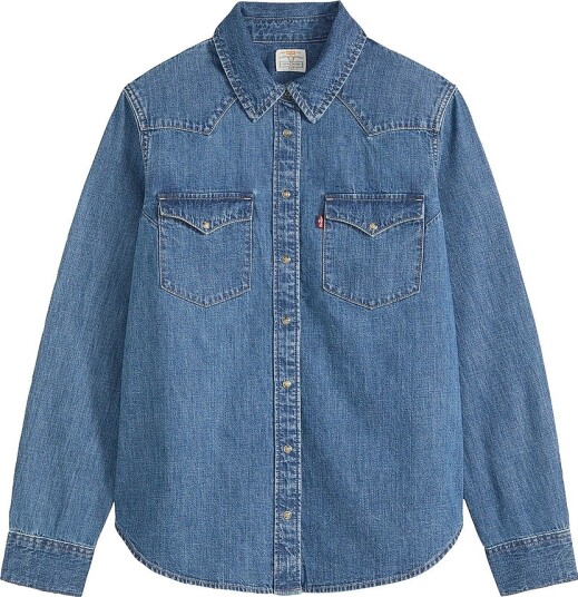 Levi's Denimskjorte Heritage Western Denim Shirt Blå