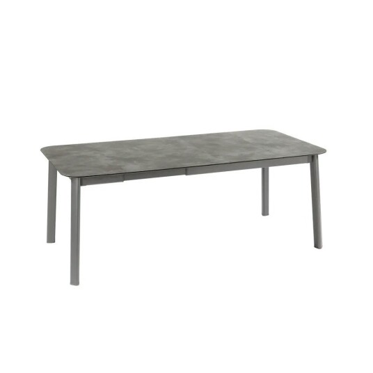 ORON Extendable Garden Table 100 x 154 200 cm LaFuma LFM5399 Charcoal/Titanium