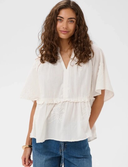 Culture Cujalia Blouse Cream XS Culture Cujalia Blouse Cream XS