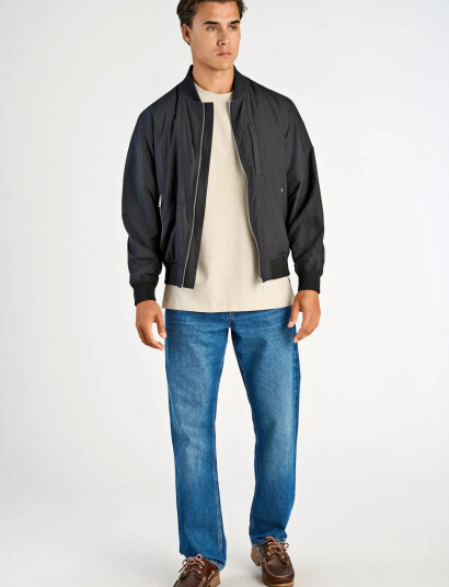 Lindbergh Bomber Jacket Black M