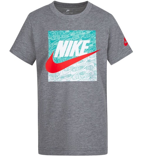 Nike T skjorte Øvelse skaper Futura Karbon Heather 6 år 116 T skjorte Grå