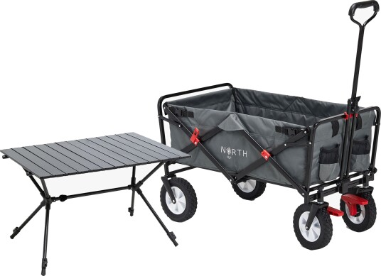 Tralle North 13.5 Light Ivy Grey med brems og campingbord