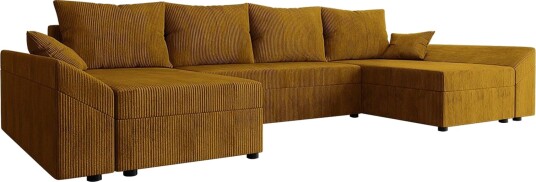 Midfeld 4 sits Hörnbäddsoffa Dark yellow