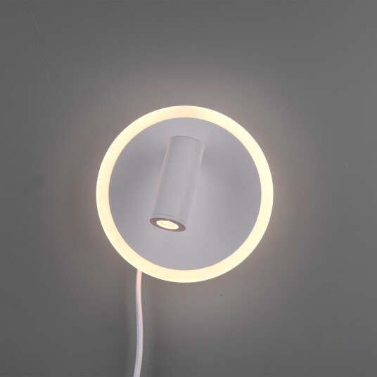 Trio Lighting Jordan vegglampe - Hvit