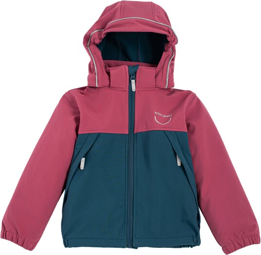 Viking Play Softshelljakke Plum 92 Viking Play Softshelljakke Plum 92
