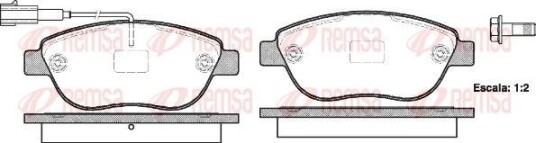 Bremseklosser REMSA 0859.11