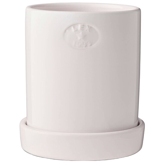Lexington Krukke Med Tallerken H18 cm Hvit