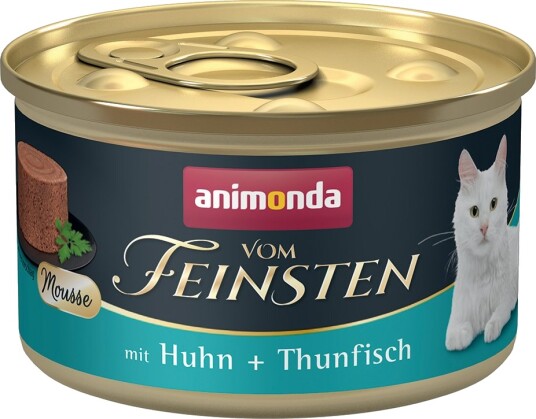 Animonda Vom Feinsten Våtfôr Adult Høns + Tunfisk 12 X 85 G Animonda Vom Feinsten Våtfôr Adult Høns + Tunfisk 12 X 85 G
