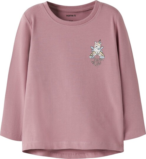 Name It Genser NmfVix Lilas/Unicorn Name It 4 år 104 Genser Rosa