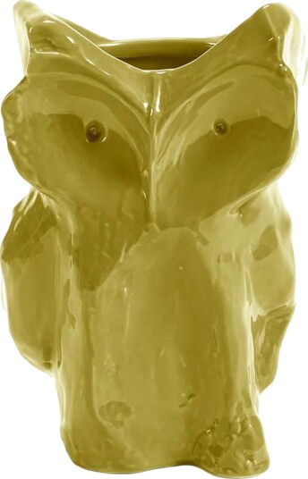 After Midnight Owl vase M Yellow After Midnight Owl vase M Yellow