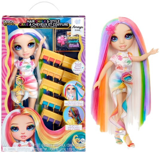 Rainbow High Hårkritt & Styling Dukke 6+ År Amaya Regnbue