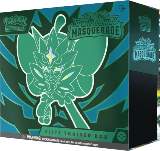 Scarlet & Violet Twilight Masquerade Elite Trainer Boks Pokemon TCG Kortspill fra Outland Scarlet & Violet Twilight Masquerade Elite Trainer Boks Pokemon TCG Kortspill fra Outland
