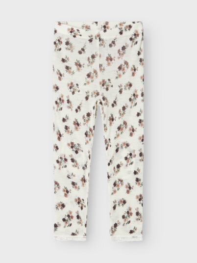 Name It Wang Wool Needle Legging Hvit 86