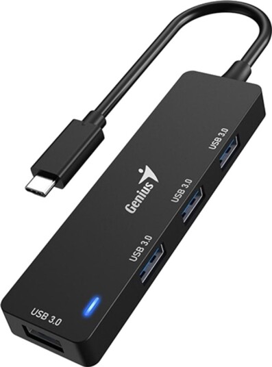 Usb Hub Genius Usb 3.0 4-Ports Hub Uh-400 Svart Genius Usb Hub Genius Usb 3.0 4-Ports Hub Uh-400 Svart Genius