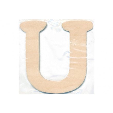 Craft Line Trebokstav U 10x0,4cm 1 stk