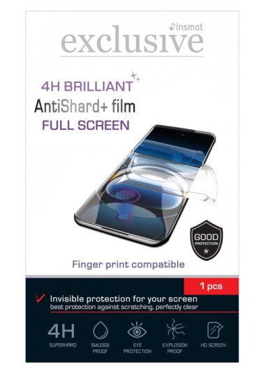 Insmat Exclusive Antishard+ - Skjermbeskyttelse For Mobiltelefon - Film - Gjennomsiktig - For Samsung Galaxy S24 Fe