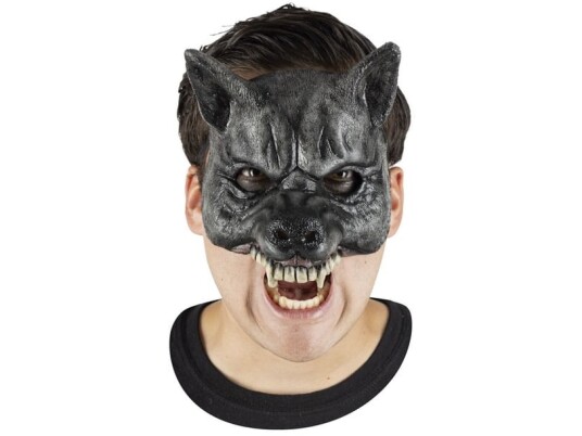 Partychimp Sort Ulv Maske Partychimp Sort Ulv Maske