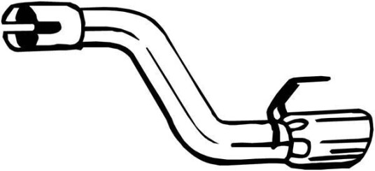 Eksosrør BOSAL 750-245 Eksosrør BOSAL 750-245