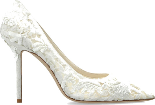 Jimmy Choo Dame Sko Hvit 37 1/2 EU,
