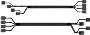 Intel Oculink Cable Kit Sata/Sas Kabel 4I Minilink Sas Sff 8611 Hann Rett Til 4I Minilink Sas Sff 8611 Hann Rettvinklet 72.5 Cm En Pakke 2